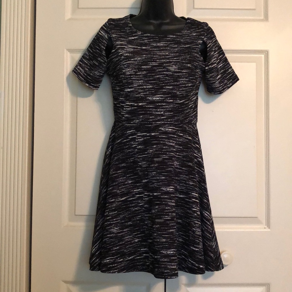 Derek Heart Juniors Black and White Dress